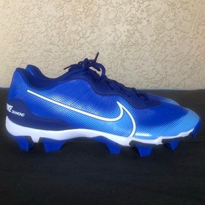 Nike Alpha Huarache 4 Keystone Hyper Royal Blue Cleats Men's Size 13 DJ6524-414